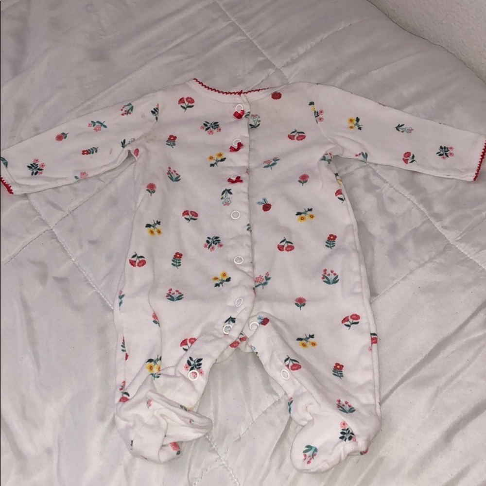 Carter’s 3 month old pajamas.